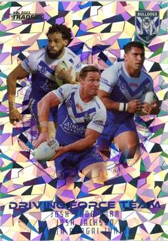 2023 NRL Traders Titanium - Driving Force Team Priority #DFTP03 Canterbury-Bankstown Bulldogs Front